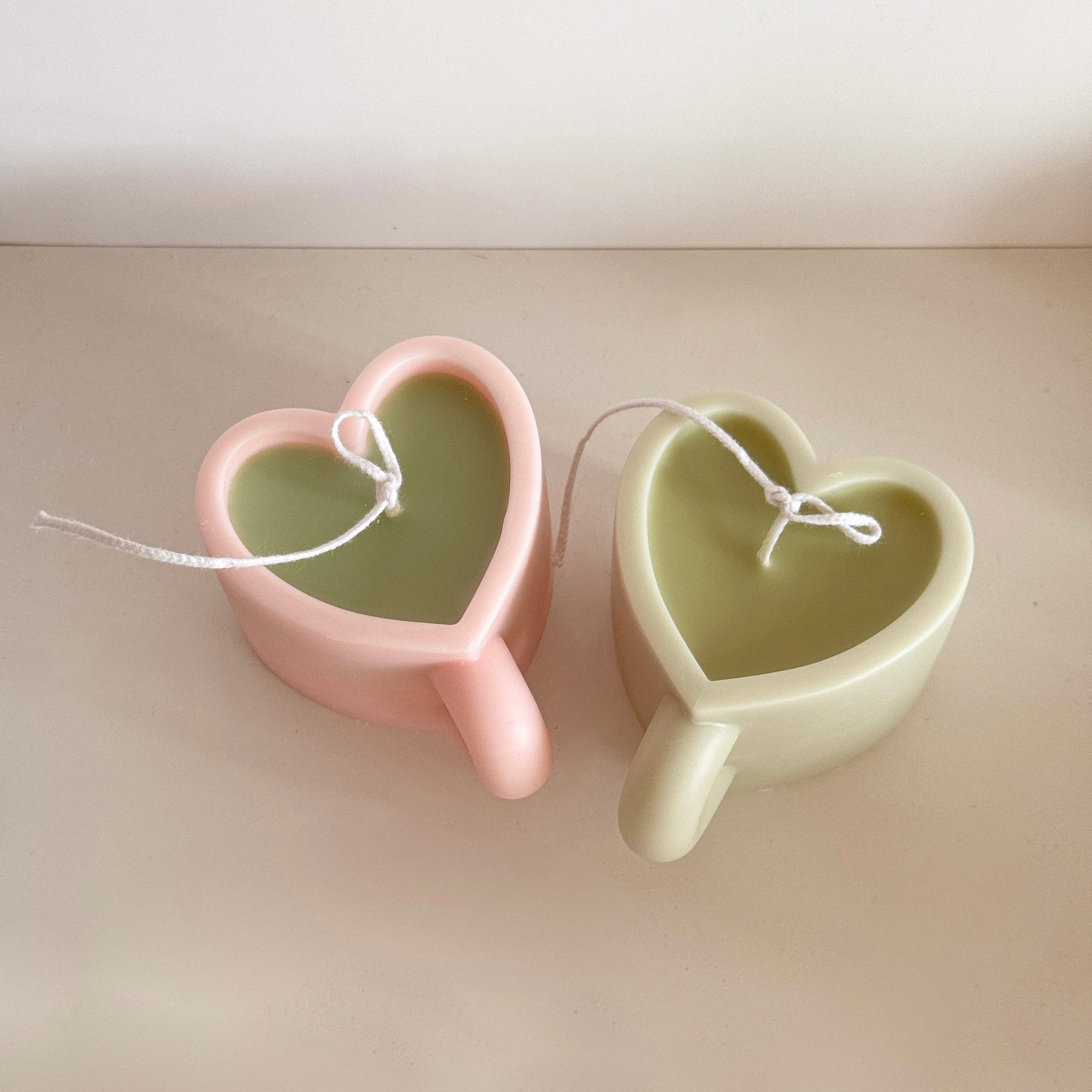 matcha love candle