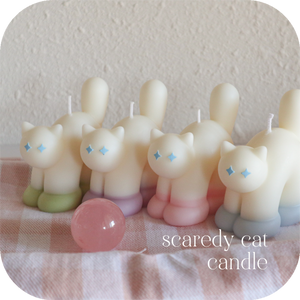 scaredy cat candle