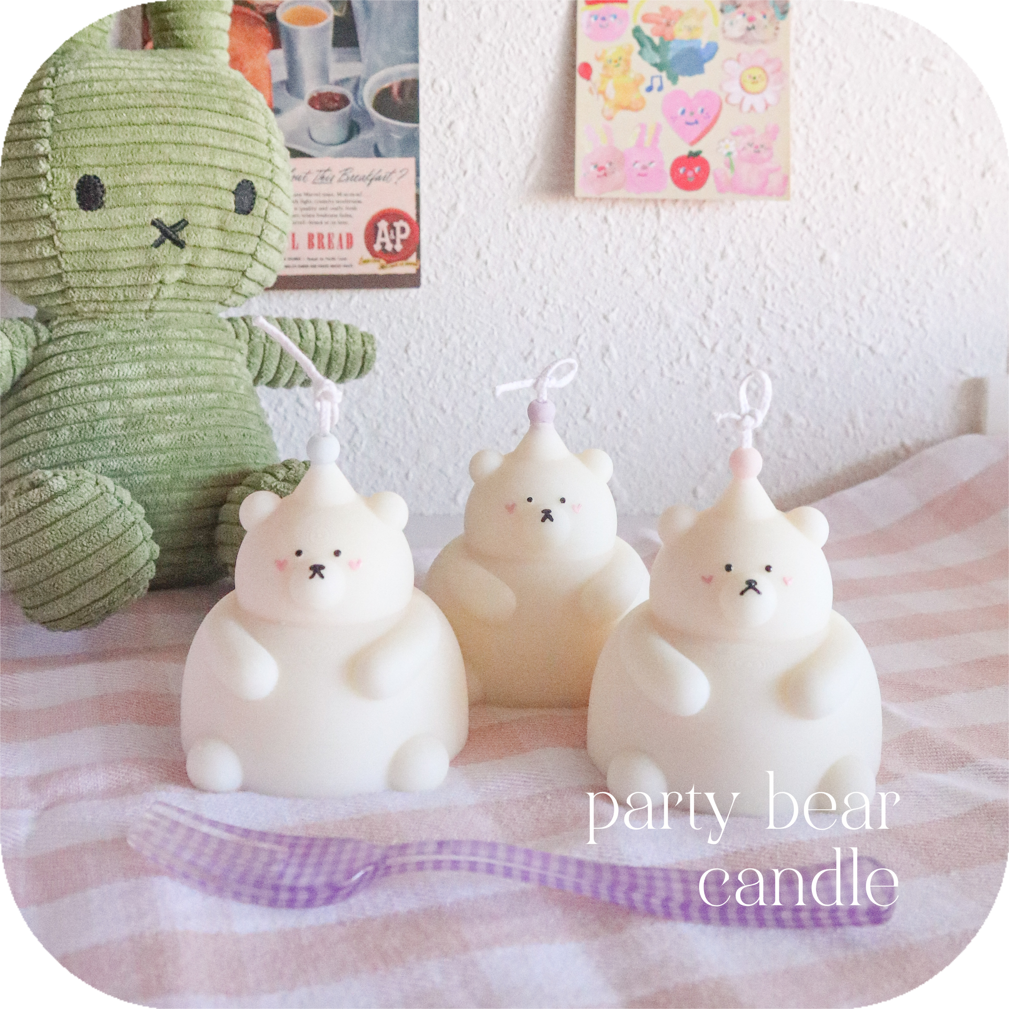 party bear candle