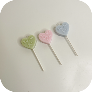 ‧₊˚ ☁️⋅♡ parents' cake topper candles