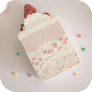 strawberry ice cream cake soap