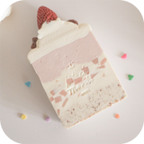 strawberry ice cream cake soap