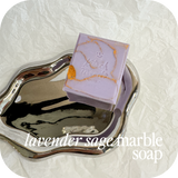 lavender sage marble soap