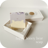 happy honey bear soap