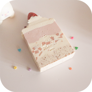 strawberry ice cream cake soap