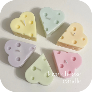 love cheese candle