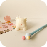 lil lazy bear candle