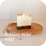 holiday mint soap