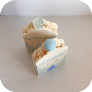 frosted winter soap