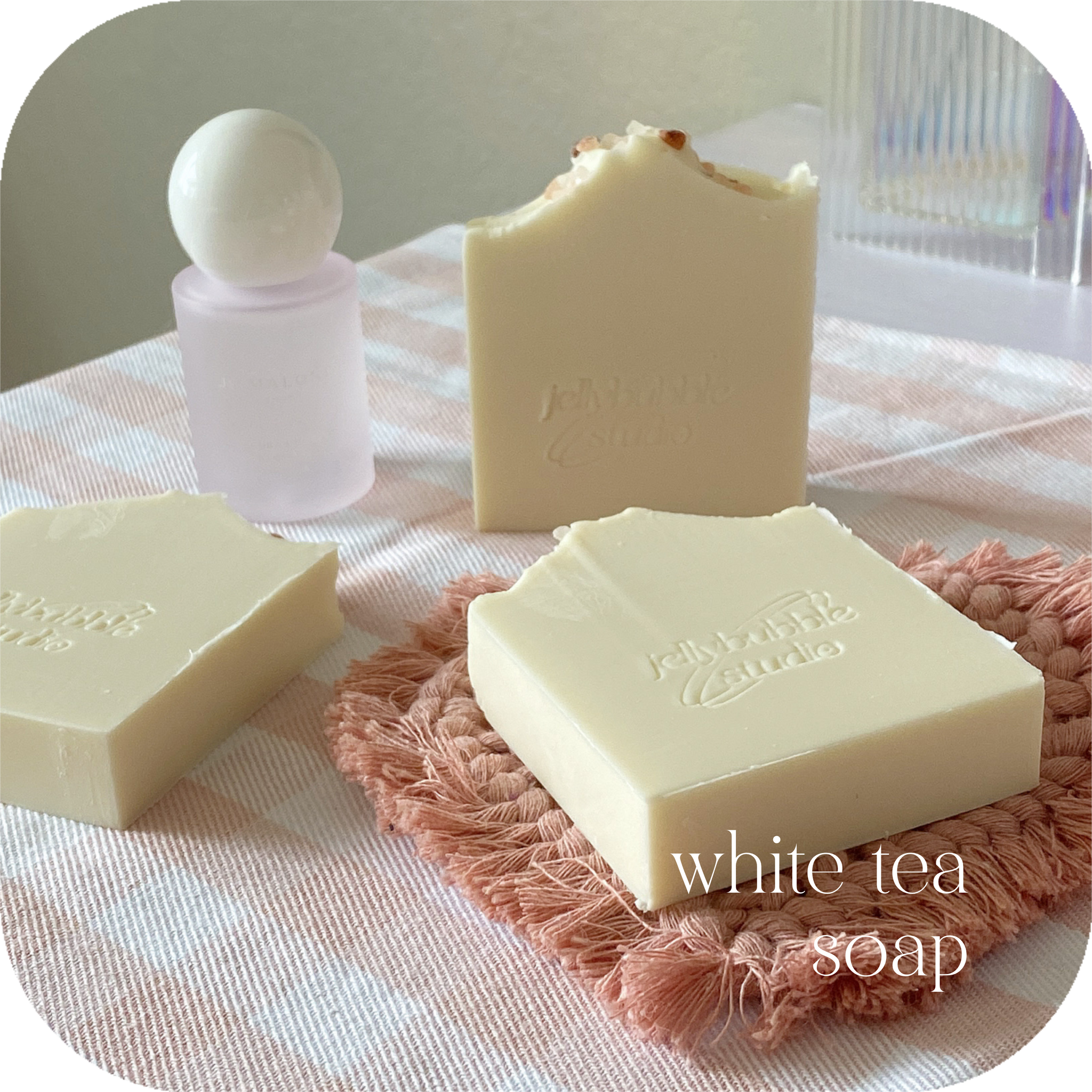 ‧₊˚ white tea soap