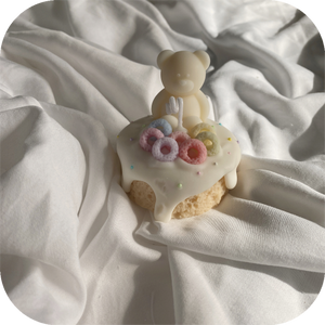 mini sheet cake candle