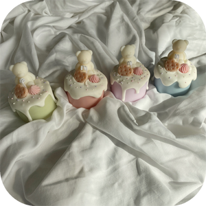 mini cake candle (fruit loops)