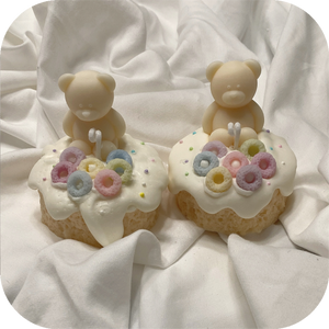 mini sheet cake candle