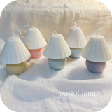 pastel lamp candle
